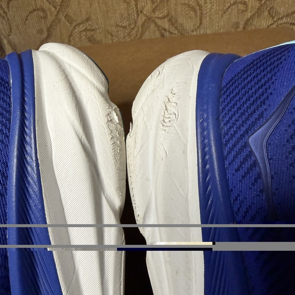 Hoka One One Clifton 9 Running Shoes Womens Size 10.5B Bold Blue Colorway EUC! - Picture 8 of 9
